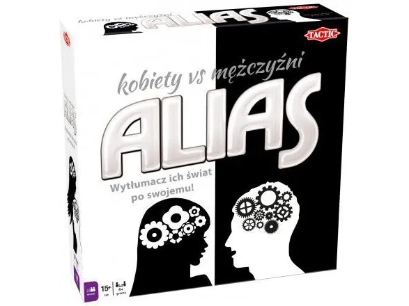 Tactic Board Game Alias Women vs. Menn