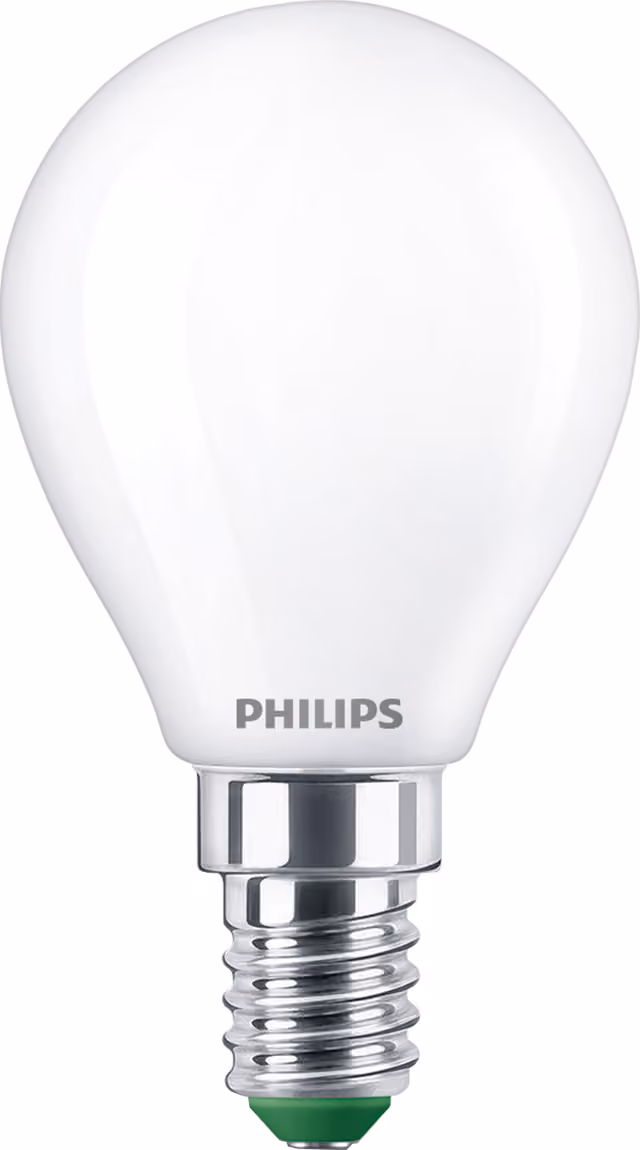Philips LED-lyspære 1.2W/827 (25W) Frosted E14