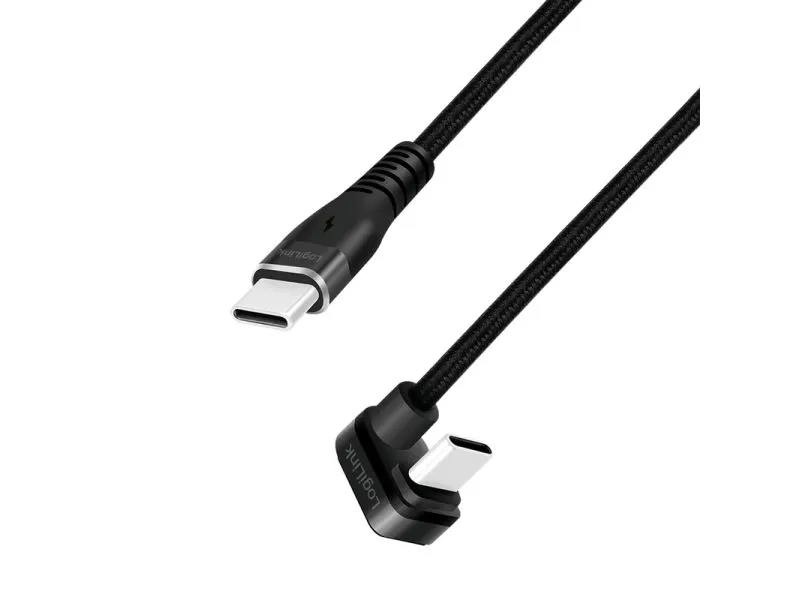LogiLink CU0194, 3 m, USB C, USB C, USB 2.0, 0,48 Gbit/s, Sort