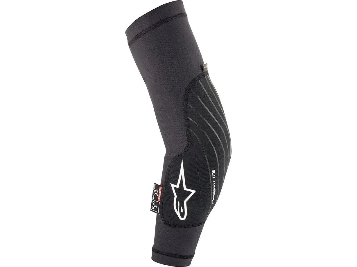 Alpinestars albuebeskyttere PARAGON LITE ELBOW ELBOW PROTECTORS, Black, beskyttelsesnivå 1 str. S