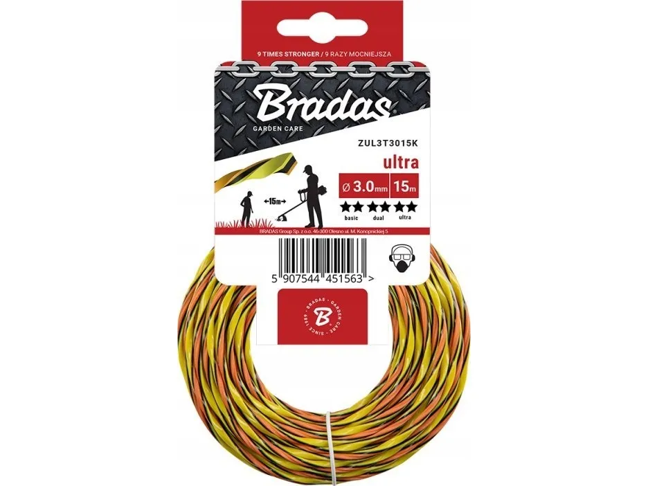 Cellfast ZYLKA TNACA ULTRA L3 1,6 mm x 15 m kort