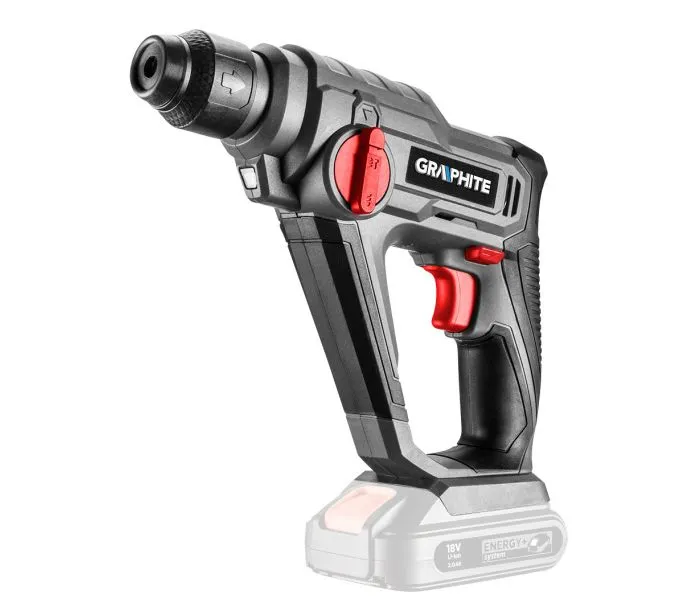 Graphite 58G009, SDS Plus, Grå, 1 cm, 900 RPM, 0,8 J, 5000 bpm