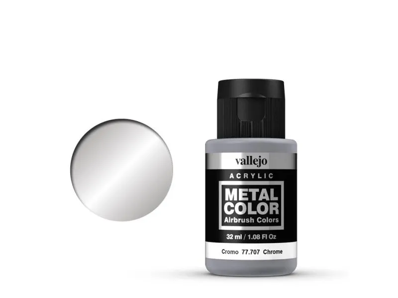 Vallejo Metal Color, 32 ml, Grå, Metallisk, Flaske