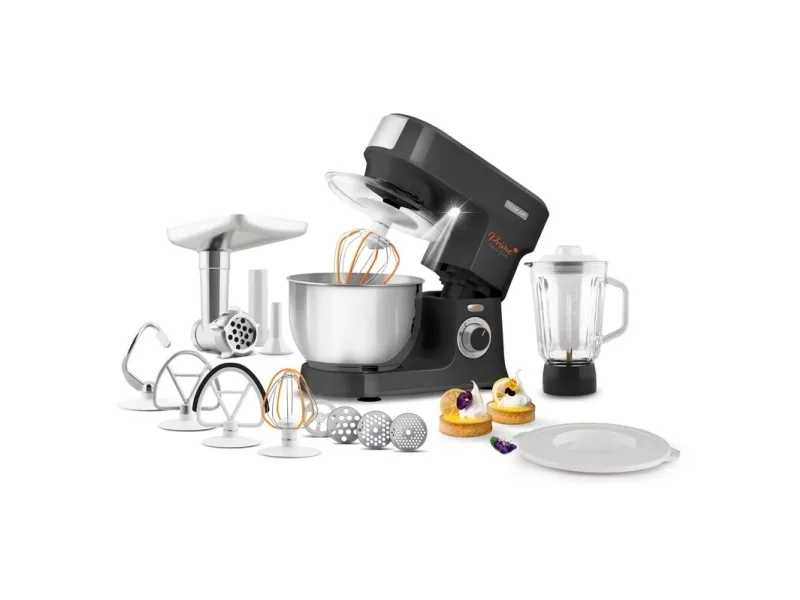Sencor STM 3761BK, Elektrisk visp, Sort, Elte, Miksing, 4,5 l, Rustfritt stål, 1000 W