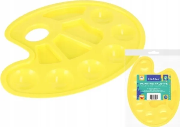 Starpak fargepalett oval pastellgul 1 stk PBH 1/20