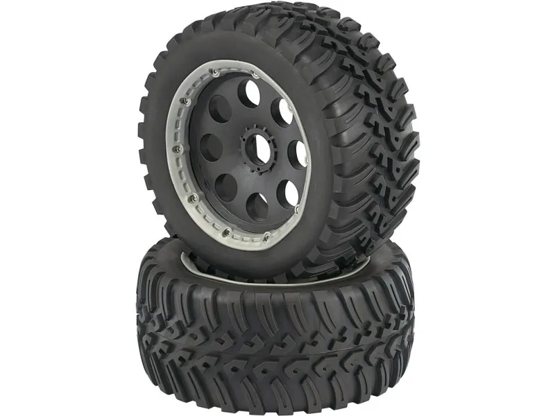 Reely 1:6 Buggy komplett hjul V-Block 6 eiker svart 1 stk (RE-6478860)