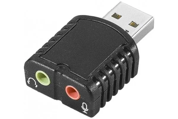 USB 2.0 mini lydkort for inngangs- og utgangssignaler (921535)