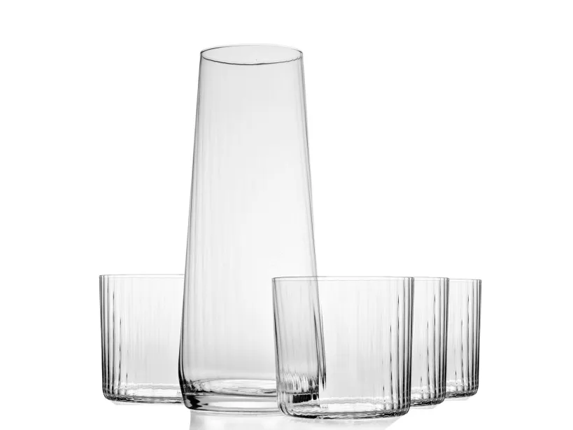 Krosno sett med glass/tumbler 350 ml, mugge 1,2 l AG LUMI, 5 stk