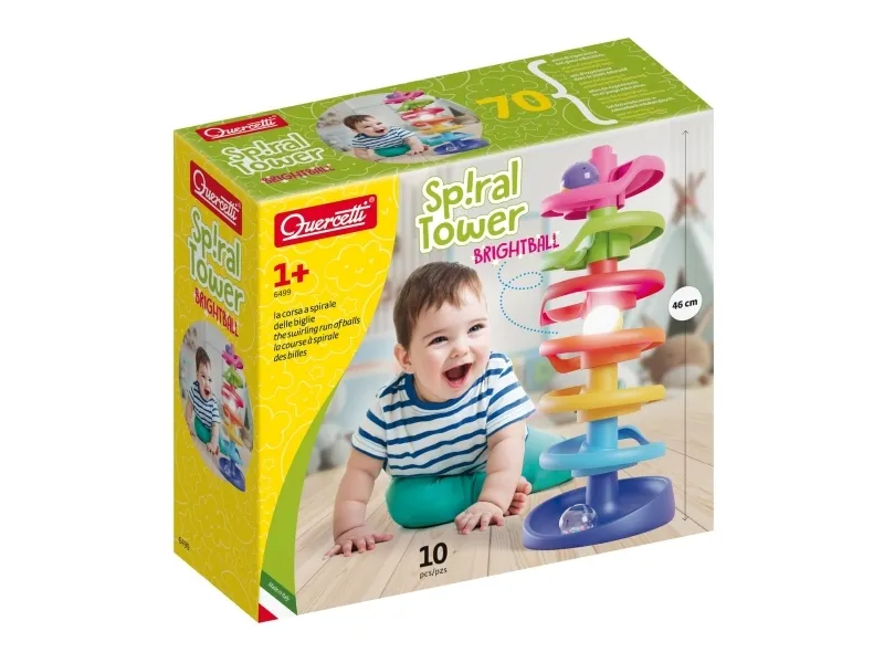 Quercetti QUERCETTI SPIRAL TOWER BRIGHTBALL