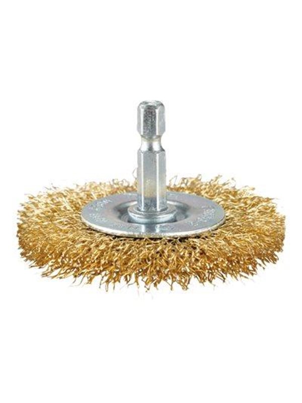 Makita 63MM BRASS COATED WIRE WHEEL BRUSH