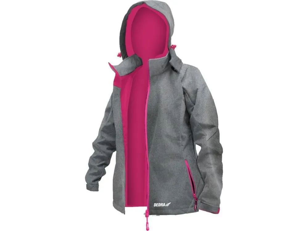 Dedra softshell-damejakke, str. XS 96% polyester + 4% elastan