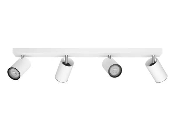 Philips Påbygd spotlys, Overflateegnet, GU10, 4 ampuller, LED, 220-240 V, Hvit