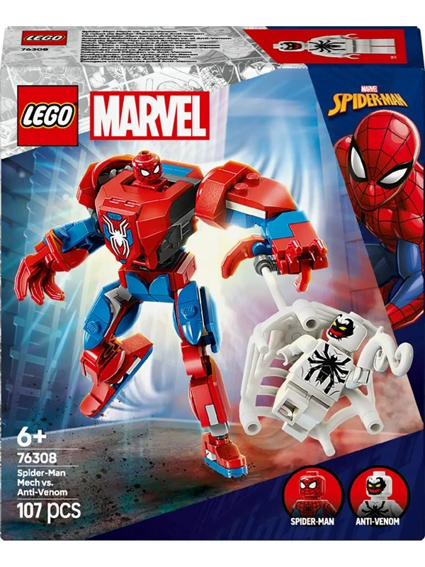 LEGO Super Heroes Marvel 76308 Spider-Man-robot mot Anti-Venom
