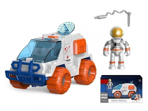 Madej romskip-leketøy + astronaut sw/dzw 009639 69572