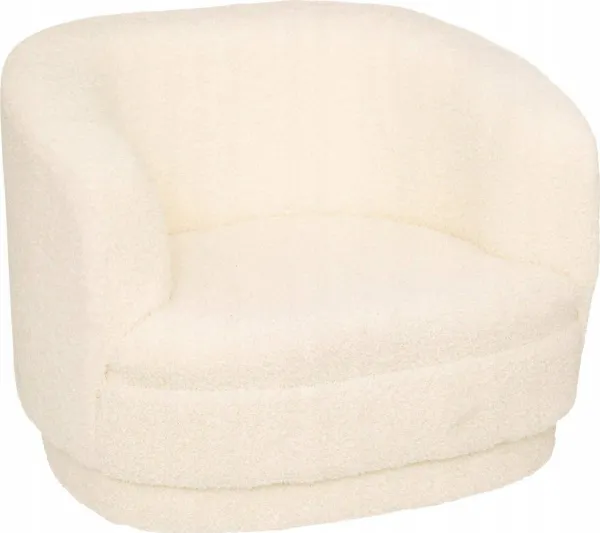 Atmosphera barne-/kidsstol Teddy, materiale som pels/plysstoff, setehøyde 18,5 cm