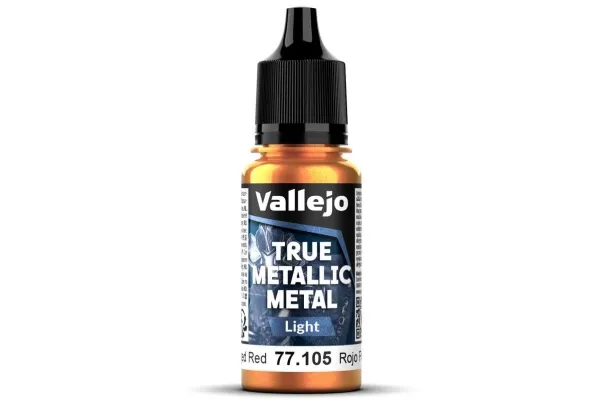 Vallejo 77.105 True Metallic Metal Light Forged Red 18 ml