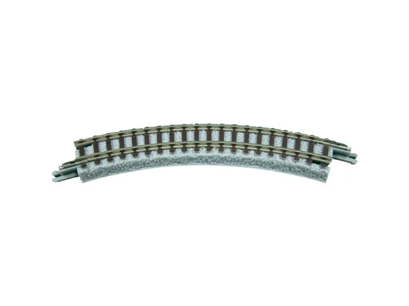 Rokuhan sporsett 7297010 Z (med ballast) buet spor 45° 95 mm, 4 stk