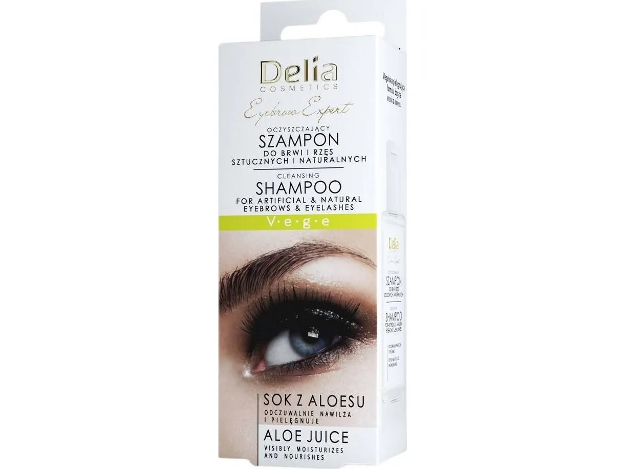 DELIA_Eyebrow Expert fuktighetsgivende sjampo for øyenbryn og øyevipper 50ml
