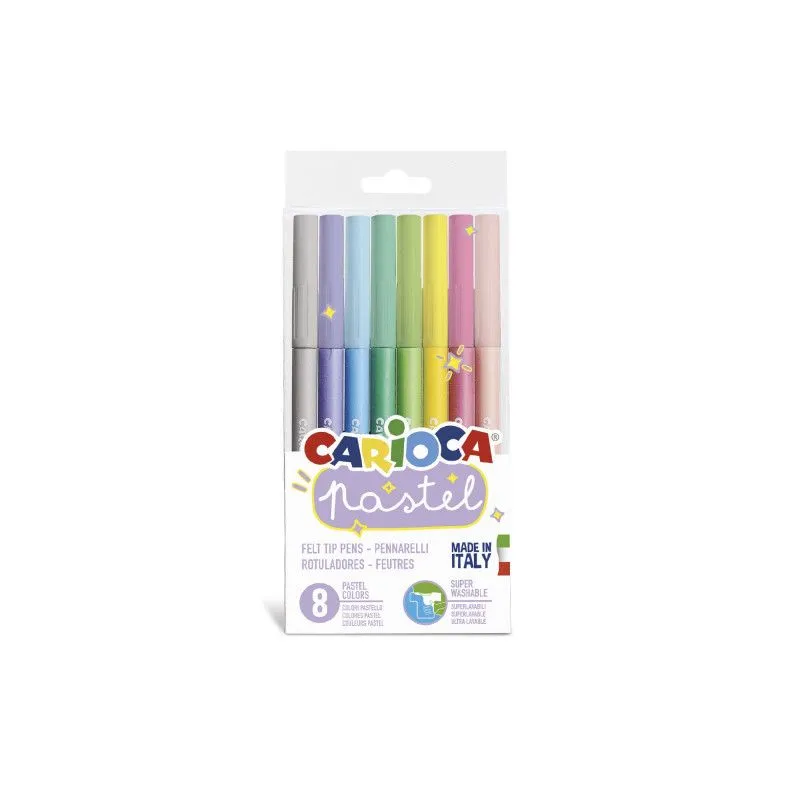 Carioca 43032, 8 farger, 4,7 mm, Italia, 8 stykker, Hengende boks