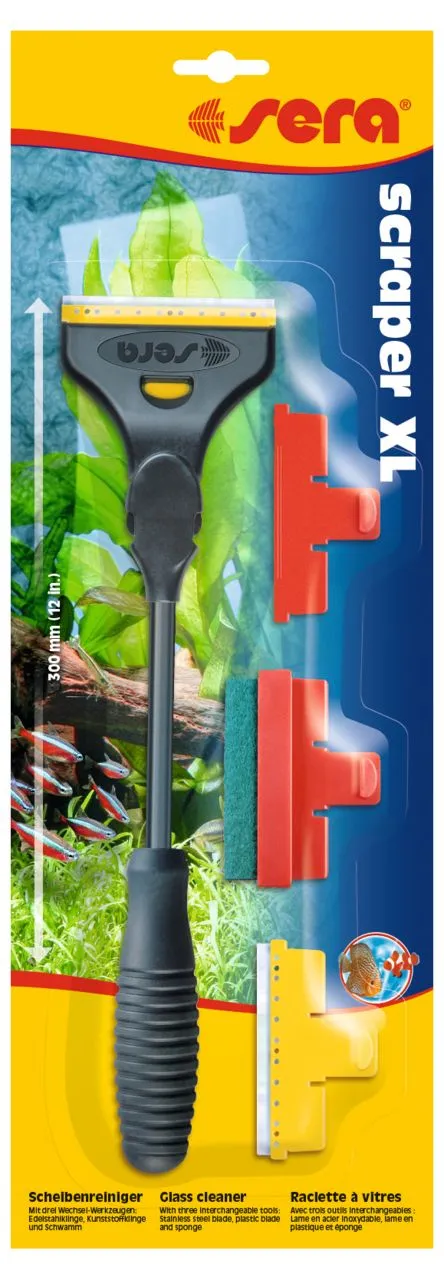 sera scraper XL, Stoff, Sort, 300 mm