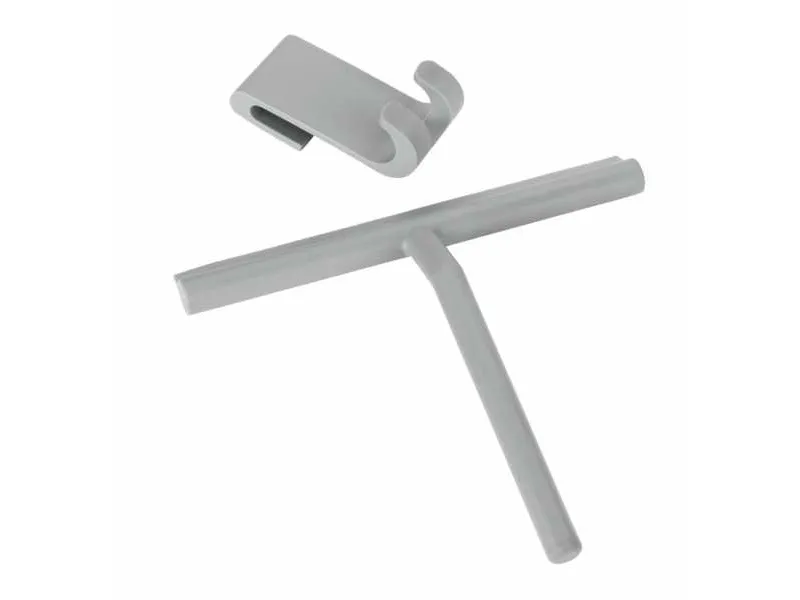 WENKO 22701100, Dusjnal med ett blad, Grå, Silikon, Silikon, 210 mm, 40 mm