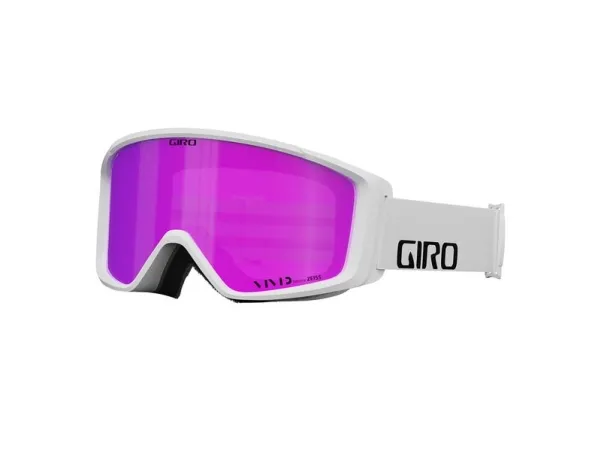 Giro Index 2.0, Enkeltlinse, Hvit, Unisex, Sylindrisk (flat) linse, Hvit, Rosa