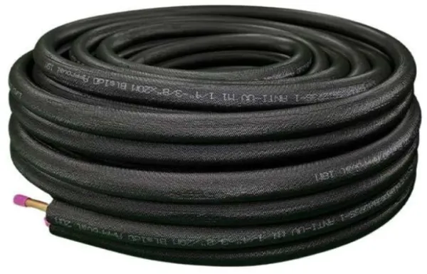 DOBBELT KOPPER-RØR 1/4-5/8 30 M MED FI - (30 meter)