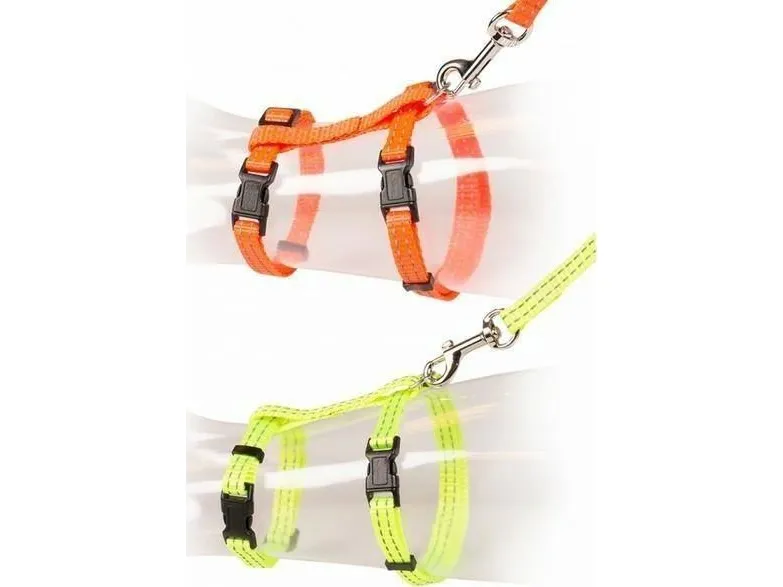 Duvo+ kattesele med refleks 20-35 cm / 10 mm - 125 cm 11205
