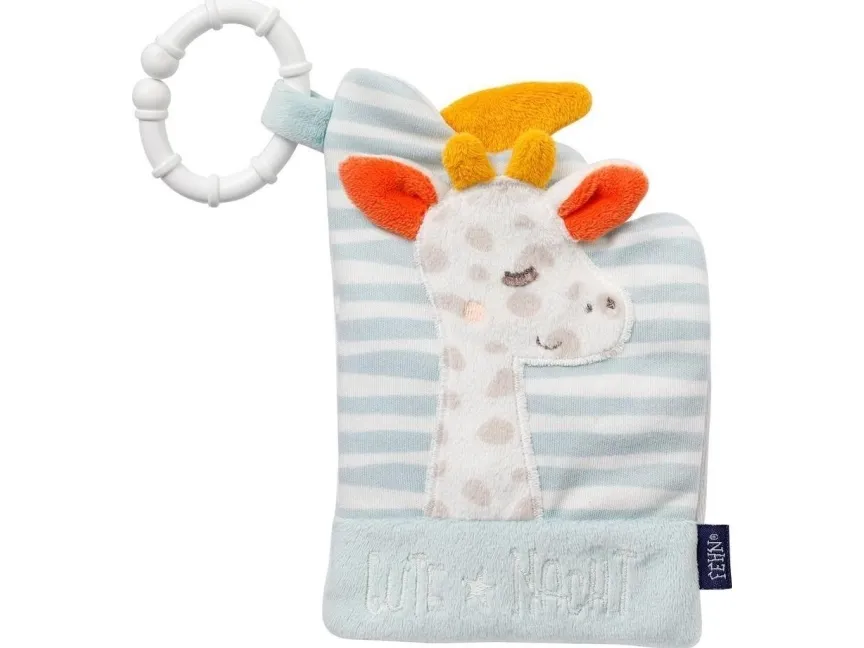 BabyFehn Pedagogisk bok glødende i mørket Giraffe