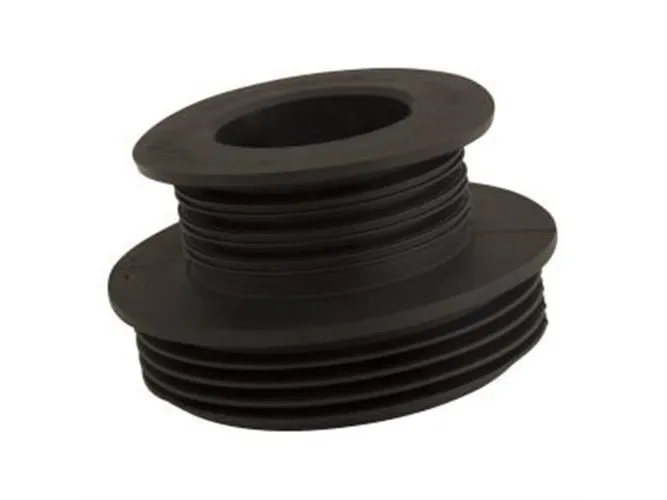 PURUS kombinippel 100-105/75-50 mm TPE PURUS TIL/PVC/MA rør sort