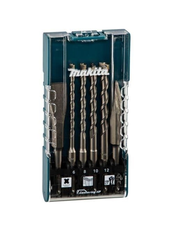 Makita E-15746 SDS-Plus Drill/Chisel Set 6pcs.