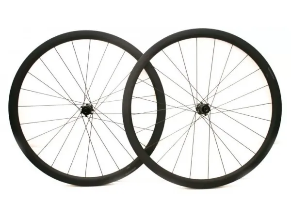 Alexrims landeveis-hjul ALXCF35D, skive centerlock, aksel 12x100/12x142, sokkel 35 mm, 700C 622-19, TRS, karbon, vekt 1650 g