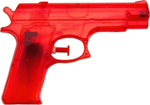 LeanToys vannpistol Maly i plast rød 15 cm x 10,5 cm