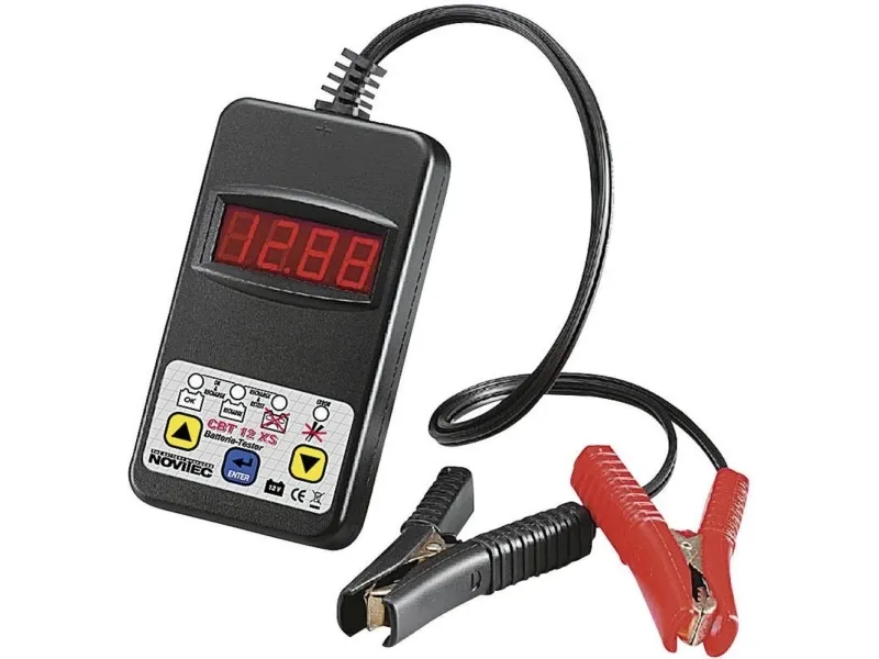 Novitec CBT12XS Bil-batteritester 120 mm x 70 mm x 20 mm