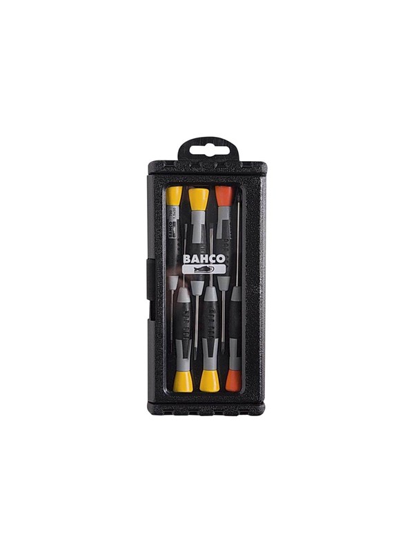 BAHCO Precision screwdrivers: set 6pcs sl+ph