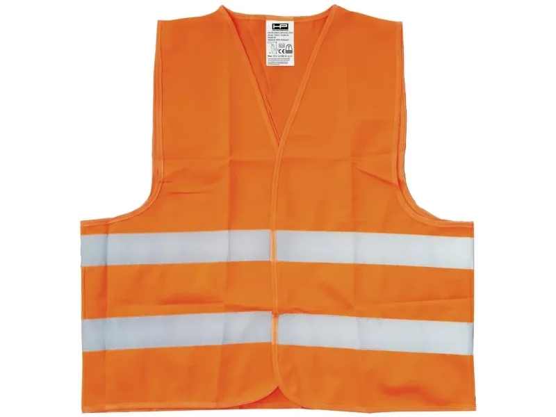 HP Autozubehör advarselsvest for voksne, EN 20471 ISO 20471, 65 × 130 cm, 1 stk