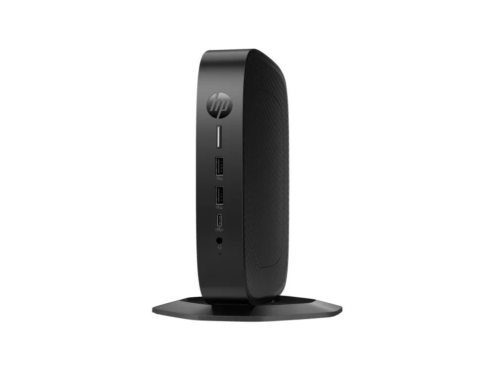 HP Elite t660 - Tynn klient - SFF 1 x U-Series U300E / inntil 4.3 GHz - RAM 8 GB - flash 32 GB - eMMC - UHD Graphics - Gigabit Ethernet, IEEE 802.11ax (Wi-Fi 6E), Bluetooth 5.3 - HP ThinPro - monitor: ingen - tastatur: Internasjonal engelsk / kanadisk fransk