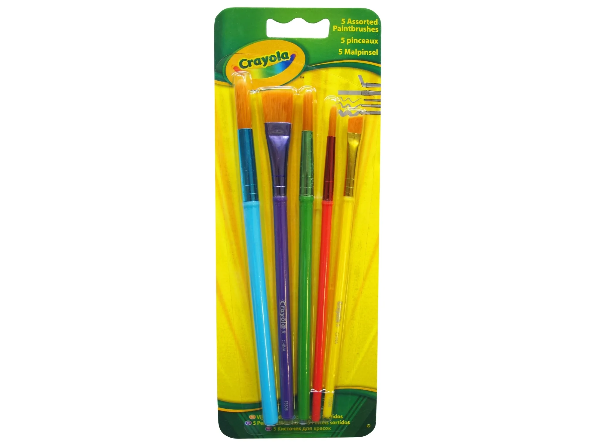 Russell A012. 3007 sett med pensler 5 stk. - 5010065030077