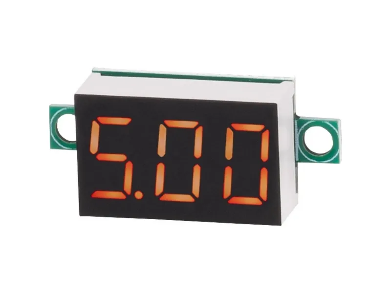 Joy-it voltmeter med tresifret LED-display, 3 til 30 volt, 0,90 cm (0,36) (0,914 cm) (VM330)