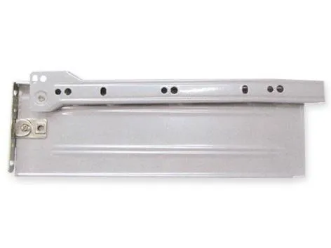 Rejs skuffeskinnesett 150x500/1,1 mm 4D hvit