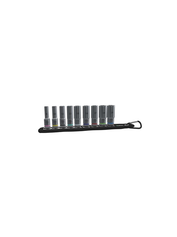 Wera Belt B Deep 1 socket set 3/8" drive 9 pieces