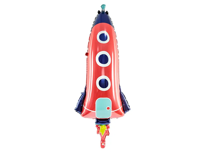 PartyDeco Rocket, Toy balloon, Assorterte farger, Rocket, 1150 mm, 440 mm, 50 stykker