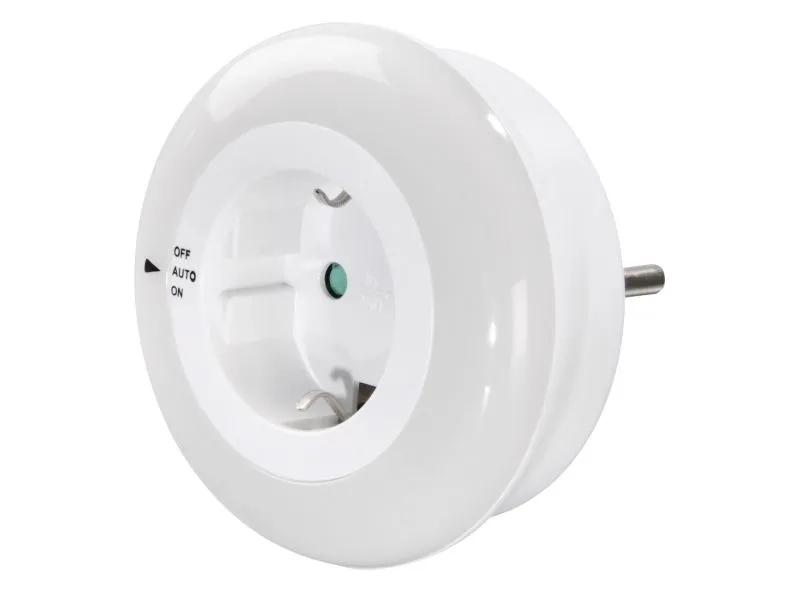 Hama Circle, Pluggbart nattlys, Hvit, Hvit, Universell, IP20, LED