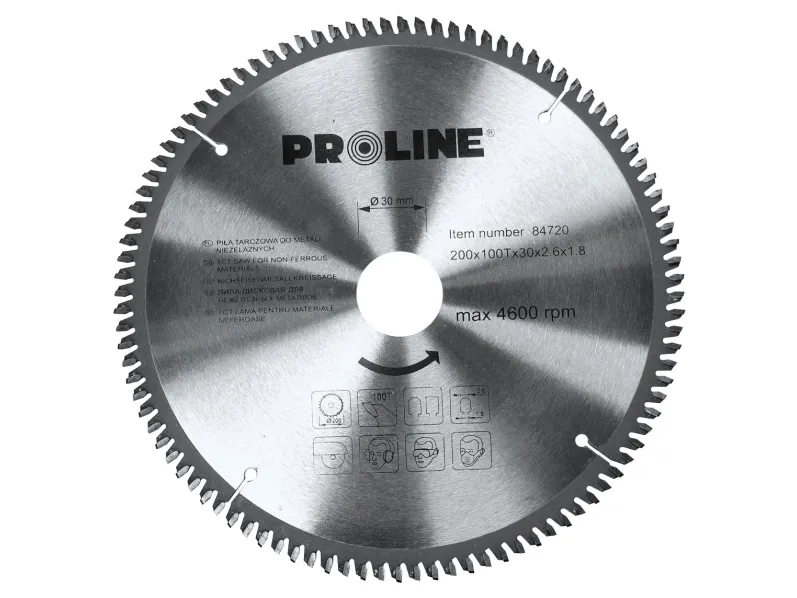 Pro-Line Sirkelsag 200x30mm 100 tenner. - 84720