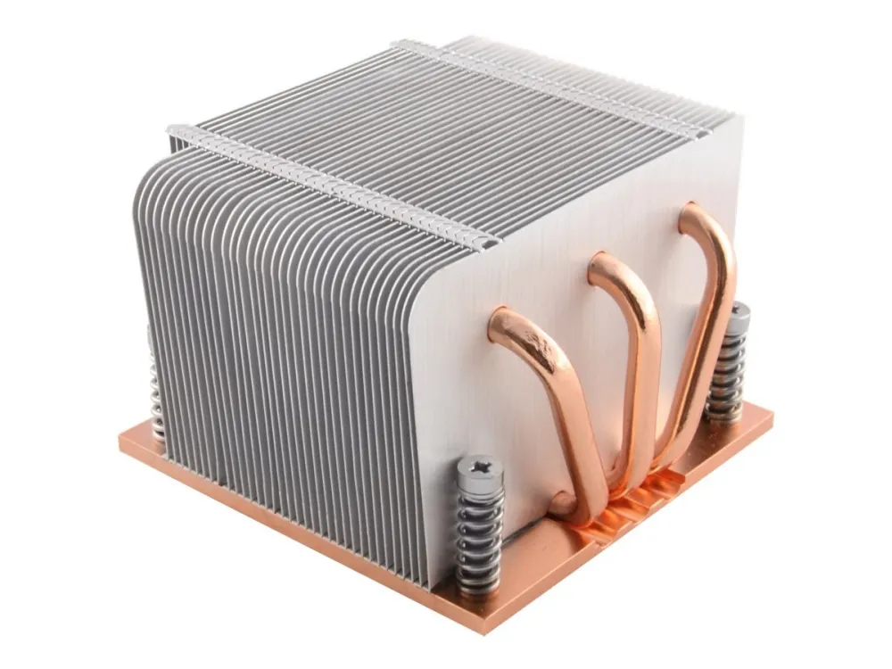 InterTech Inter-Tech K-618 - Prosessorkjøler - (Socket 1156, Socket 1155) - Aluminium med kobberbase - 2U (88885166)