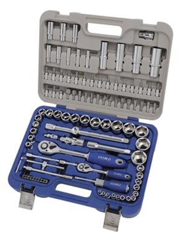 VAERK Socket wrench set 1/4-1/2" 101 parts 4-32 mm TX/HEX/PH/PZ/STRAIGHT