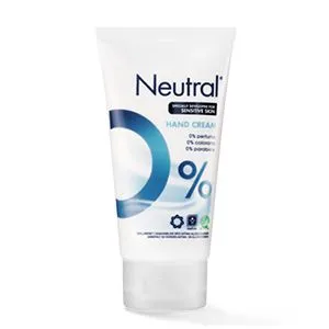 Neutral 0%, Kremhvit, Sensitiv Hud, Rensende, Fuktighetsgivende, Fuktighets krem, 75 ml, Rør, Farget, Paraben