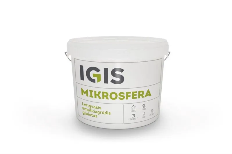 Igis finkornet glasurmikrosfære 1 L