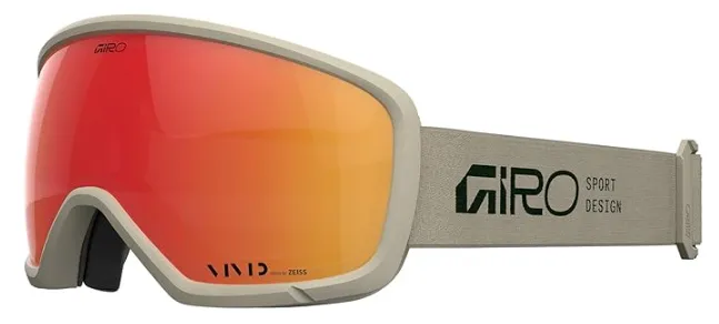 Giro Ringo Goggle, Doble linser, Beige, Menn, Sfærisk linse, Beige, Rav