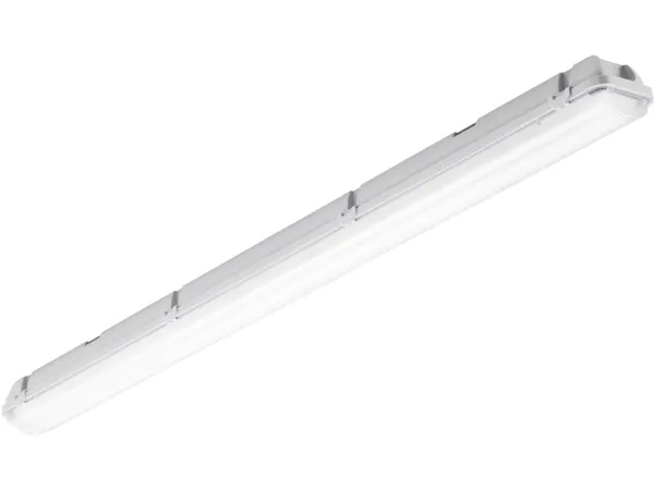 Polo IP66 1573 mm 61 W 10000 lm 4000 K 5x2,5 gjennomføringskabel, skjerm i opal polykarbonat